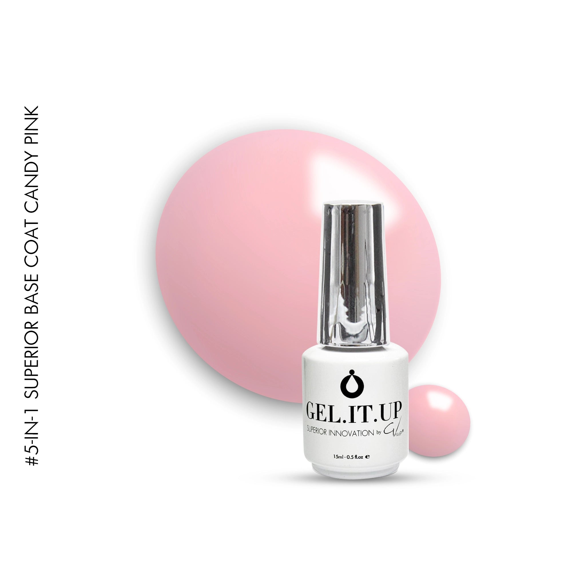 5-in-1 Superior Base 15ml Candy Pink -HTF