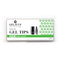 FLEXI Soak Off Nail Tips Medium Square -2025