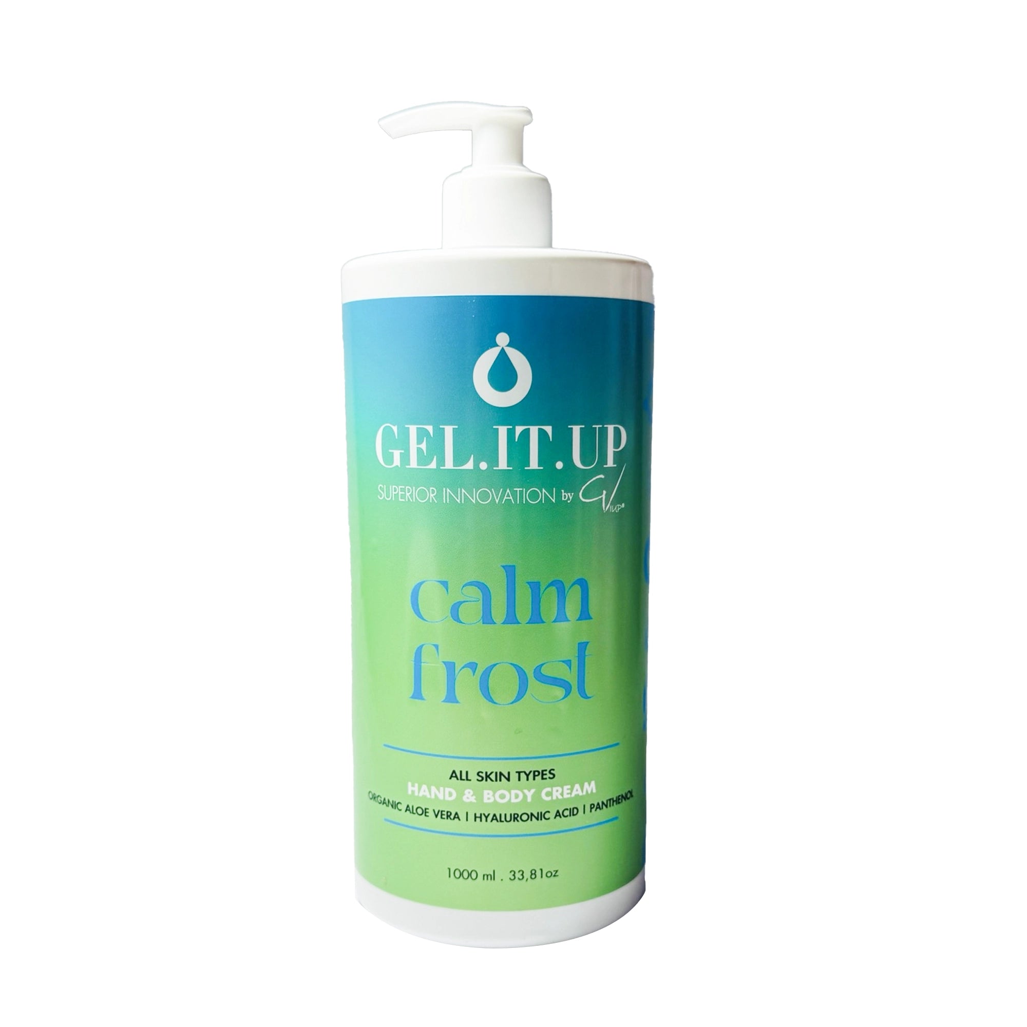 GEL IT UP HAND AND BODY CREAM 1000ml CALM FROST NEW