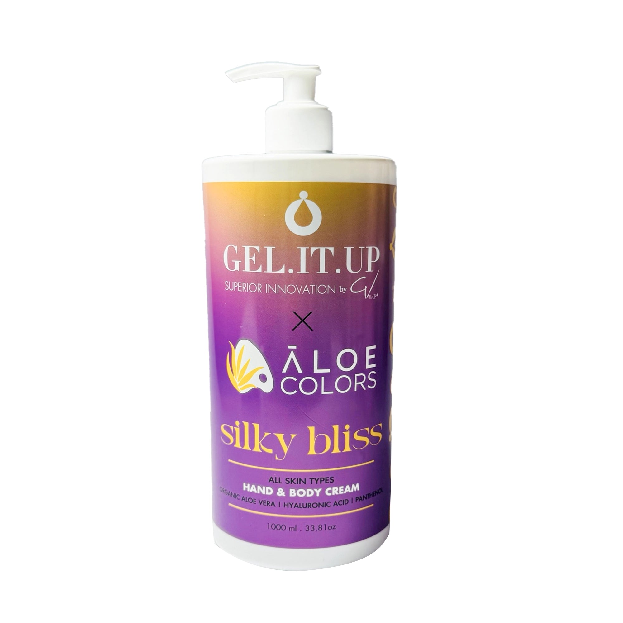 GEL IT UP HAND AND BODY CREAM 1000ml SILKY BLISS NEW