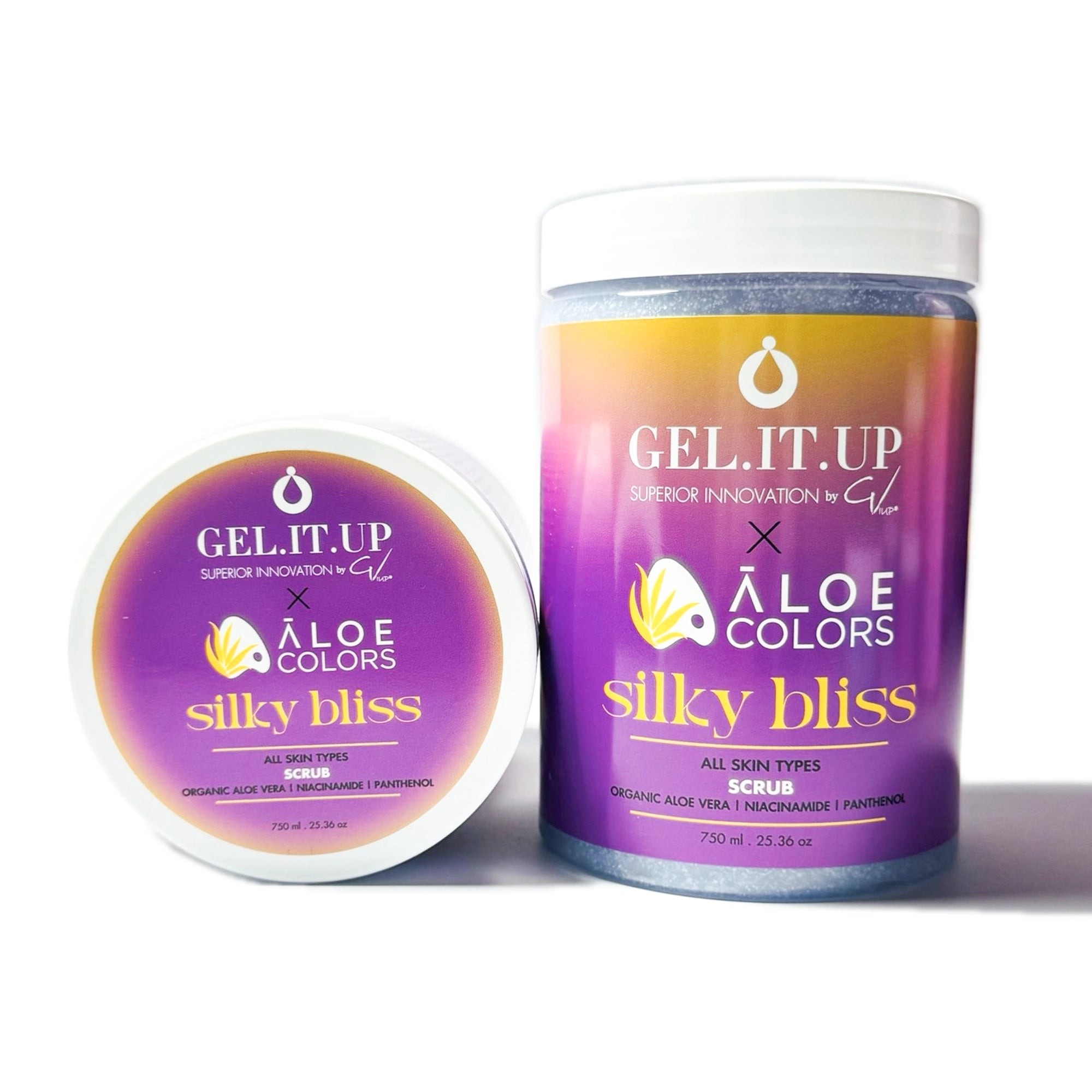 GEL IT UP SCRUB 750ml SILKY BLISS NEW
