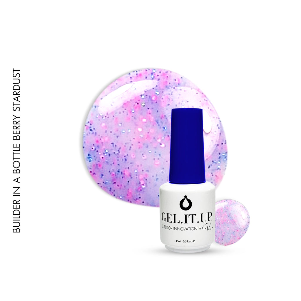 Brush on Builder Gel Berry Stardust 15ml -HTF