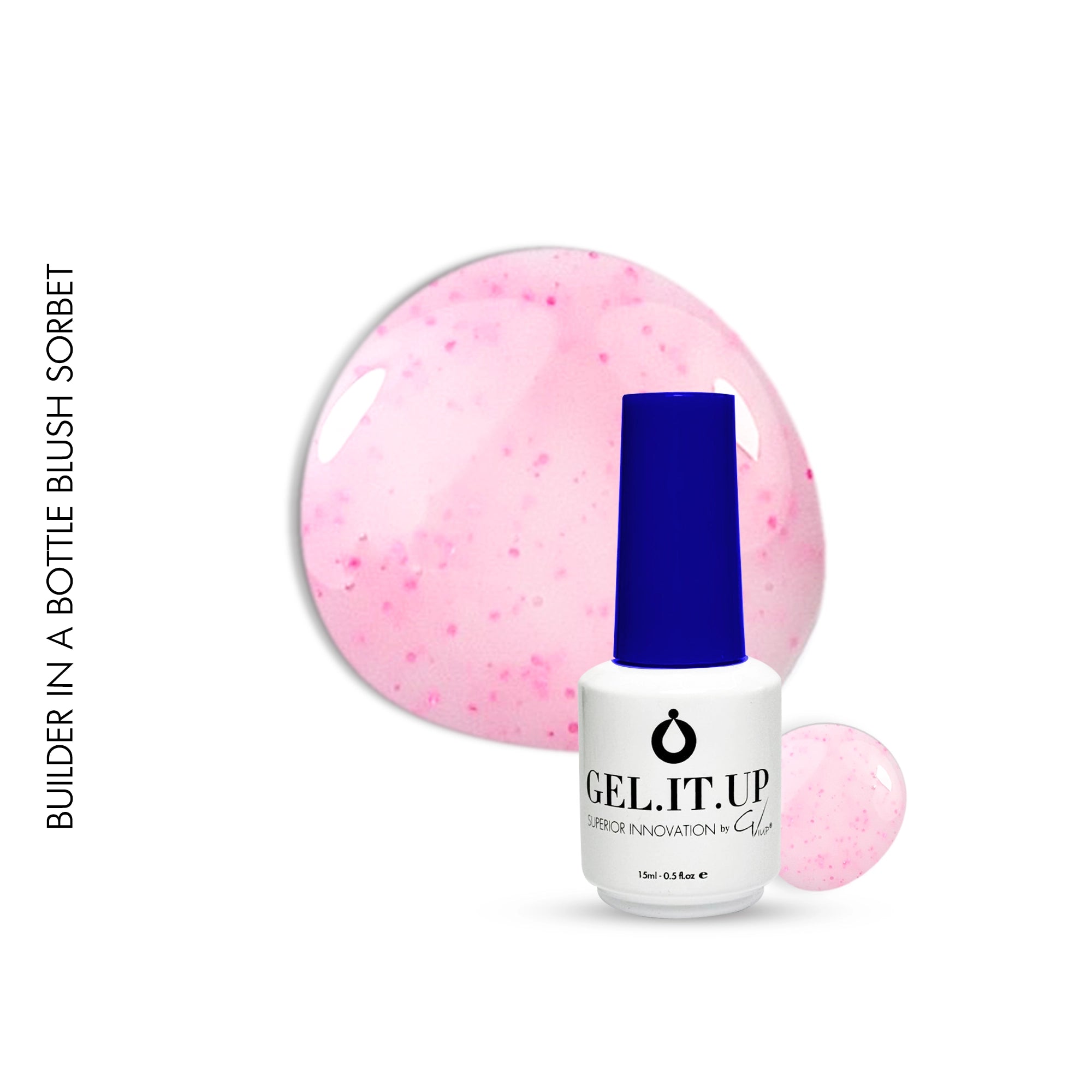 Brush on Builder Gel Blush Sorbet 15ml -HTF