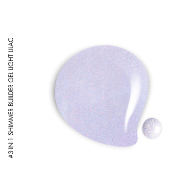 3-in-1 Shimmery Builder Gel 40g Light Lilac -HTF