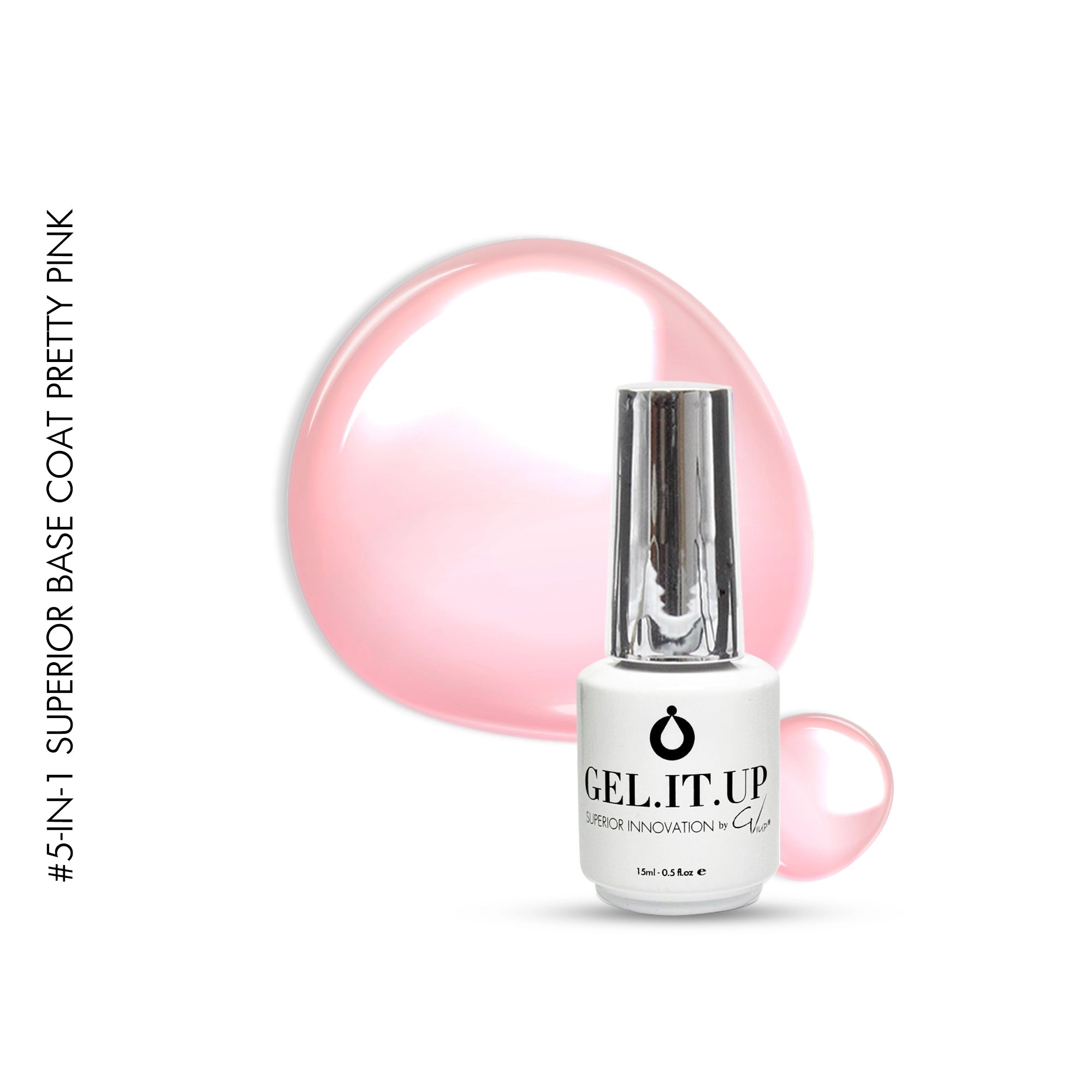 5-in-1 Superior Base 15ml Pretty Pink -HTF
