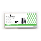 FLEXI Soak Off Nail Tips Medium Square -2025