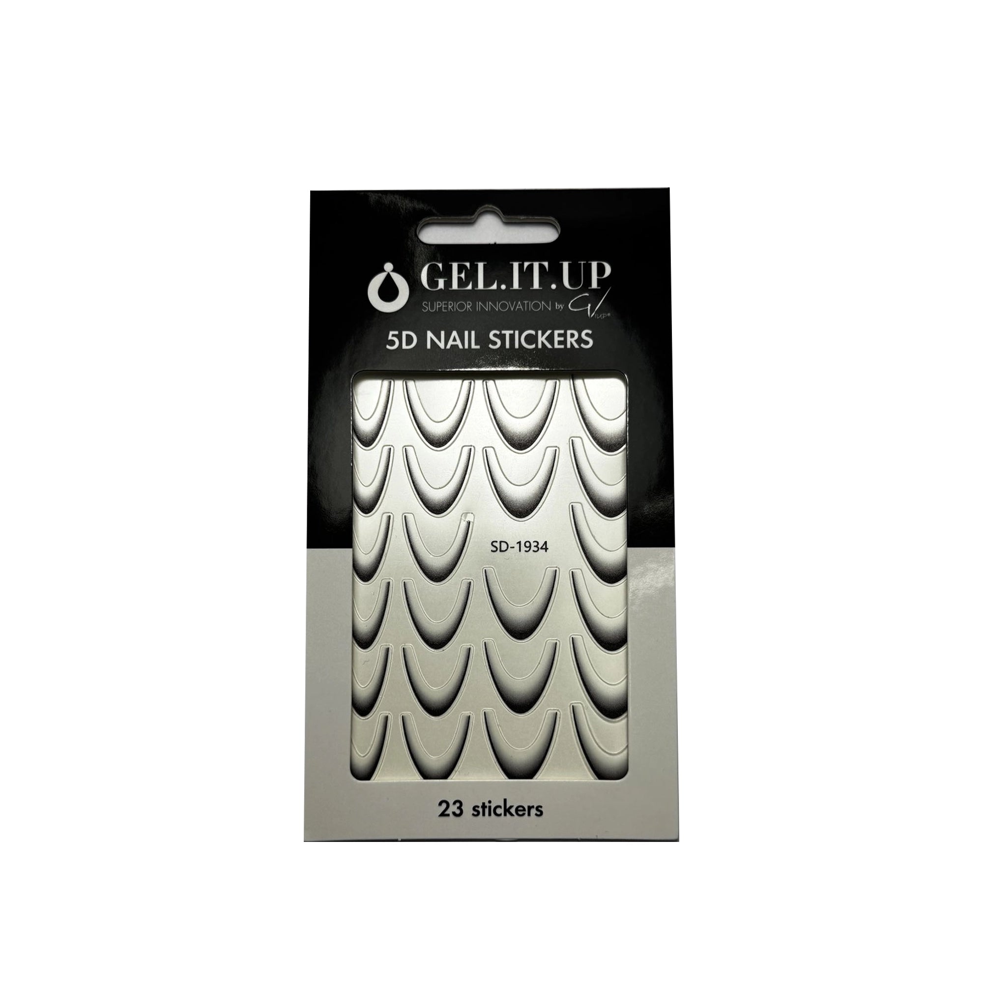 SD-1933 Nail Decals French - White