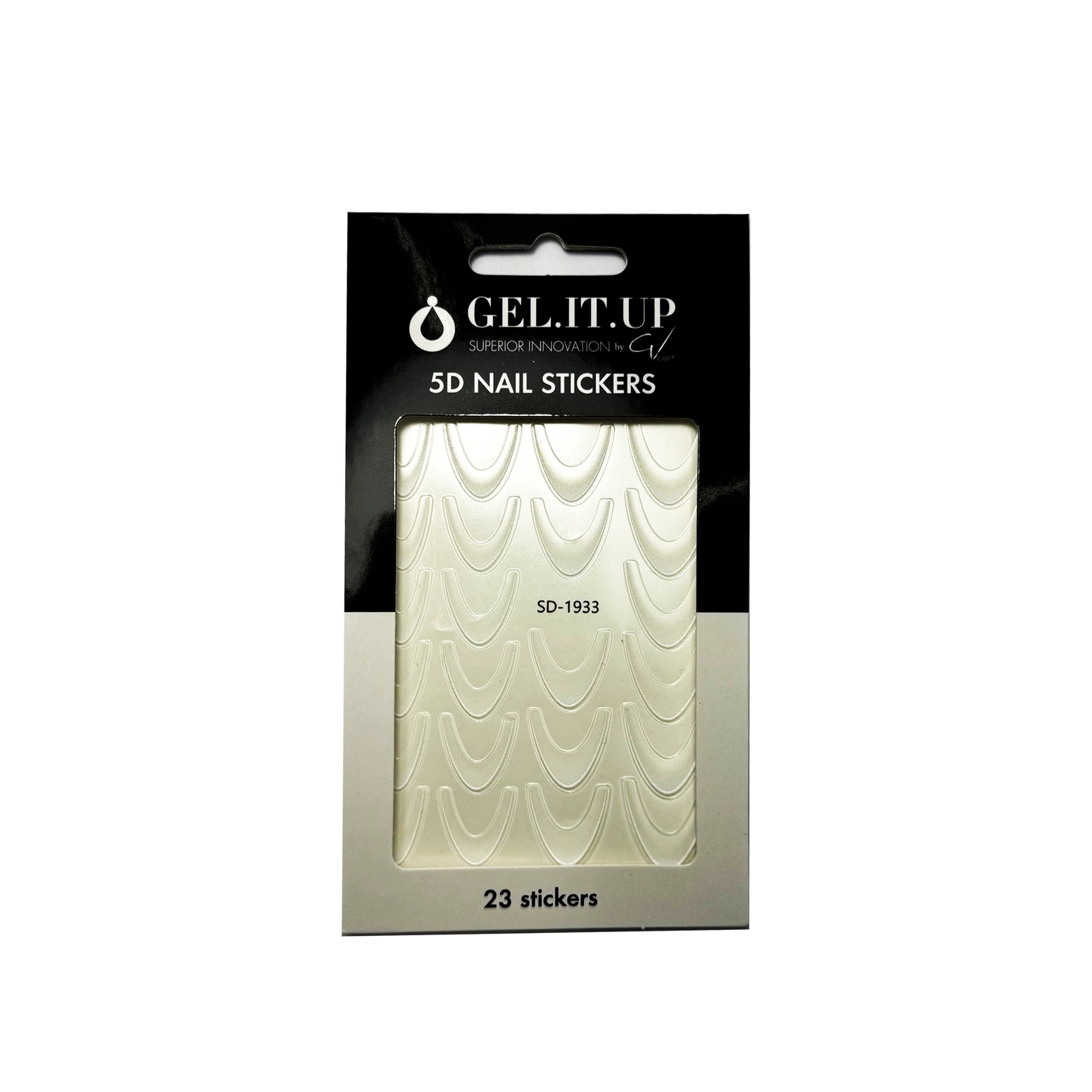 SD-1934 Nail Decals French - Black